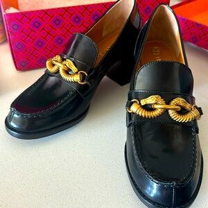 Tory Burch Jessa Pump in Box Calf Leather in Size 9